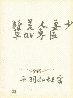 精美人妻少妇嫩草av专区