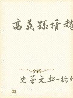 高义孙倩赵振封面