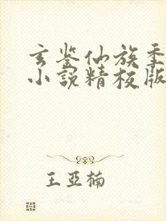 玄鉴仙族季越人小说精校版全集txt