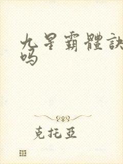 九星霸体诀好看吗