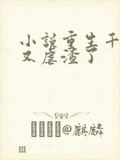 小说重生千金她又虐渣了封面