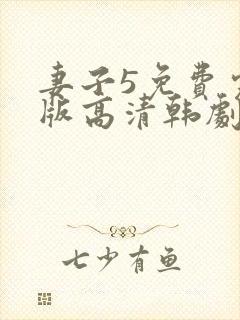 妻子5免费完整版高清韩剧在线观看全集