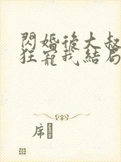 闪婚后大叔每天狂宠我结局