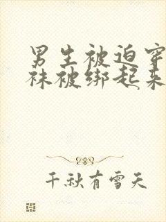 男生被迫穿白丝袜被绑起来玩弄小说