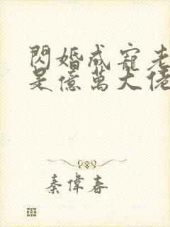 闪婚成宠老公竟是亿万大佬