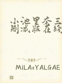 小池里奈三级无删减版在线播放