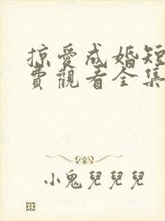 掠爱成婚短剧免费观看全集