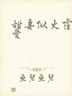 甜妻似火霍总超爱