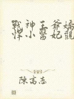 战神王爷娇宠彪悍小医妃观看封面