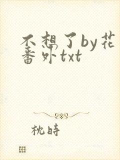 不想了by花卷番外txt