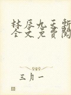 林辰九天斩神诀全文免费阅读