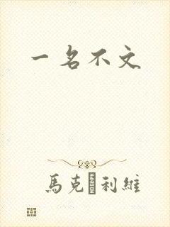 一名不文