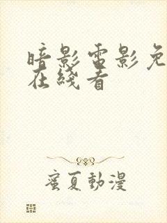 暗影电影免费版在线看