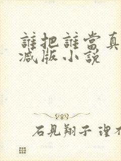 谁把谁当真未删减版小说