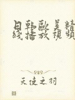 日韩欧美精品在线播放视频