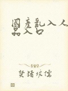 国产乱入人妻精品入口