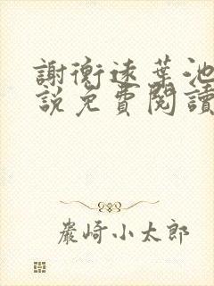 谢衡远叶池瑶小说免费阅读最新章节