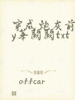 穿成炮灰前妻by华阙阙txt封面