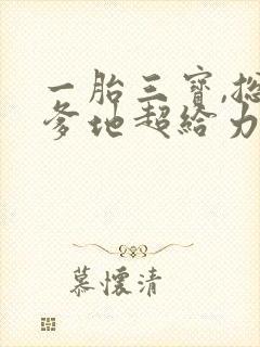 一胎三宝,总裁爹地超给力