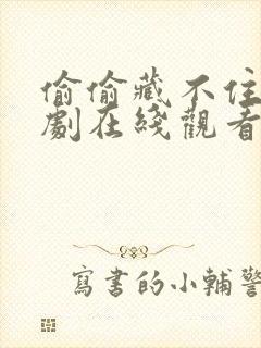 偷偷藏不住电视剧在线观看免费超清封面