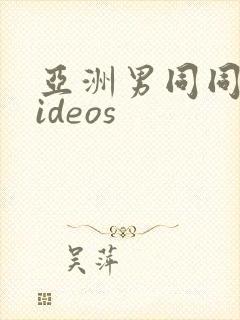 亚洲男同同性videos封面