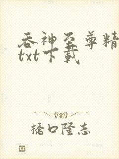 吞神至尊精校版txt下载