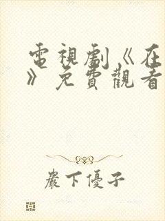 电视剧《在一起》免费观看