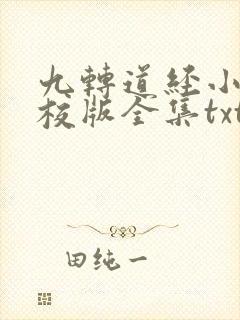 九转道经小说精校版全集txt
