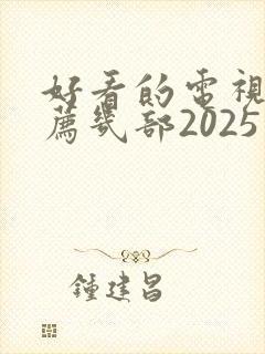 好看的电视剧推荐几部2025封面