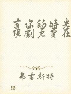 有你的时光里电视剧免费在线观看