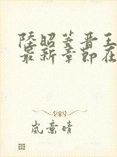 陆昭菱晋王小说最新章节在线阅读