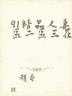 91精品人妻一区二区三在