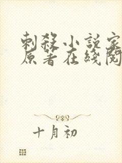 刺杀小说家小说原著在线阅读