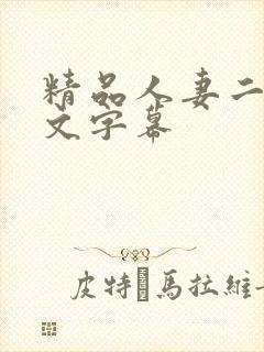 精品人妻二区中文字幕