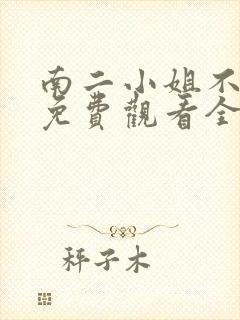 南二小姐不好惹免费观看全集高清版