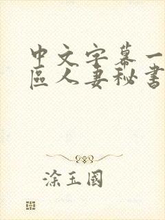 中文字幕一区二区人妻秘书封面