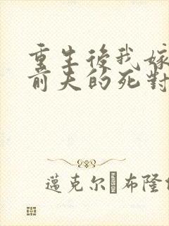 重生后我嫁给了前夫的死对头免费阅读