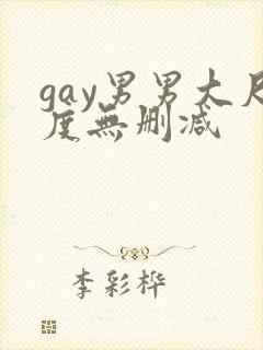 gay男男大尺度无删减封面