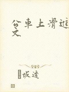 公车上滑进去h文封面