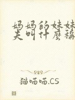 妈妈的妹妹的丈夫叫什么称呼封面