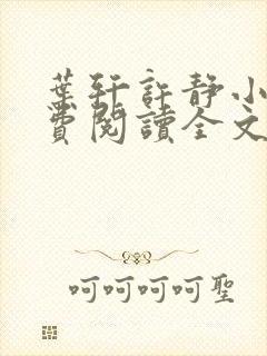 叶轩许静小说免费阅读全文封面