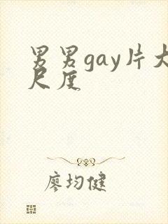 男男gay片大尺度封面