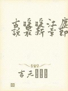 古暖暖江尘御小说最新章节阅