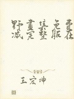 野画集免费未删减完整版在线封面