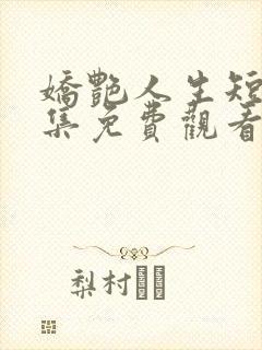 娇艳人生短剧全集免费观看高清封面