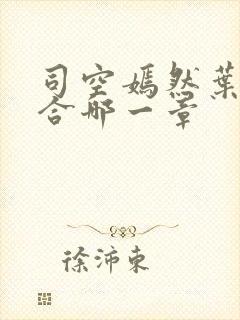 司空嫣然叶凡结合哪一章