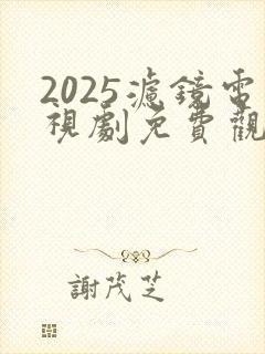 2025滤镜电视剧免费观看全集高清封面