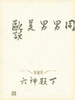 欧美男男同性小说