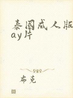 泰国成人版男gay片