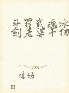 斗罗武魂冰火双剑老婆千仞雪